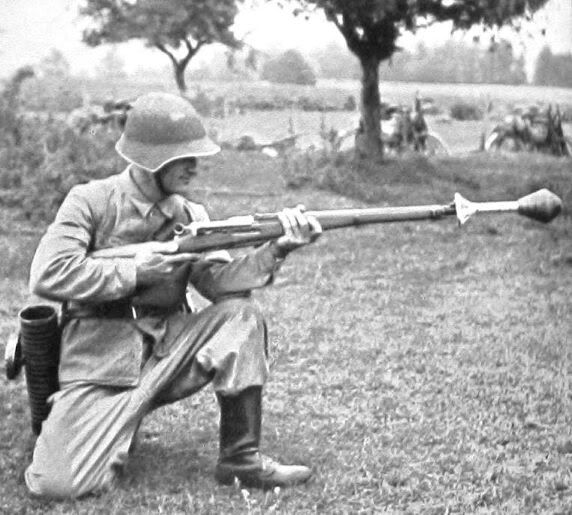 Rifle grenades and the Swiss carbines...